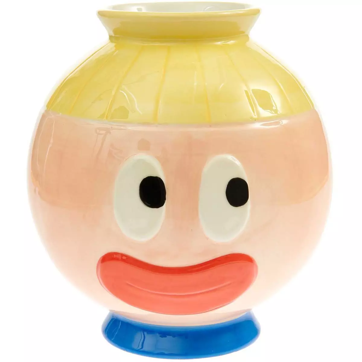 RICO DESIGN Vase céramique - visage - Eye Candy - 22 cm