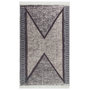 Voir la diapositive 2 : VIDAXL Tapis Noir et gris 160x230 cm Coton
