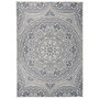 Voir la diapositive 1 : VIDAXL Tapis a tissage plat d'exterieur 160x230 cm Motif bleu