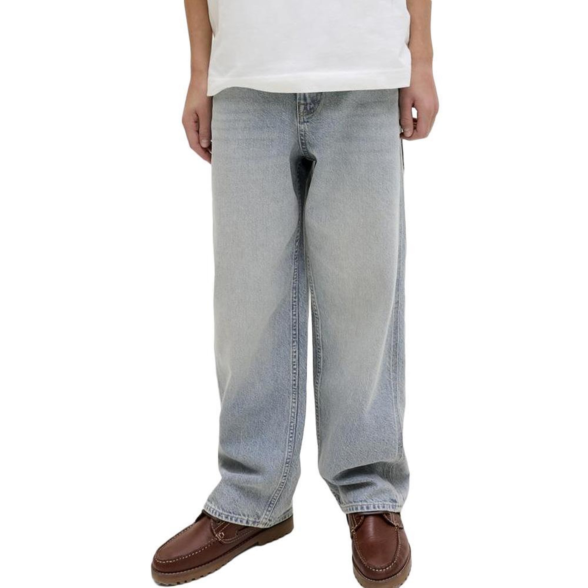 Jack & Jones Jean bleu garçon jack & jones jjnorrebro. Coloris disponibles : Bleu