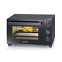 Voir la diapositive 1 : SEVERIN Four chaleur tournante 30l 48.5cm noir - TO2075