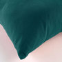 Voir la diapositive 2 : Paris Prix Coussin Déco  Twily  45x45cm Emeraude