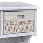 Voir la diapositive 3 : VIDAXL Porte-manteau Blanc 60x23,5x33 cm Bois de Paulownia