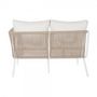 Voir la diapositive 3 : MARKET24 Canapé de jardin DKD Home Decor Beige Polyester Corde Aluminium (196 x 75 x 68,5 cm)