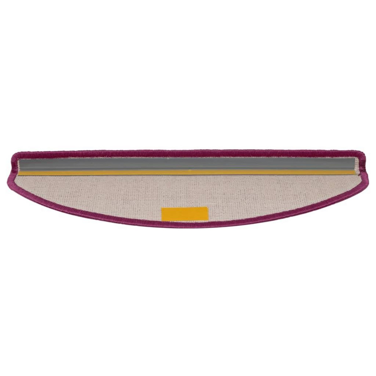 VIDAXL Tapis de marches d'escalier 15 pcs Rose 65x21x4 cm