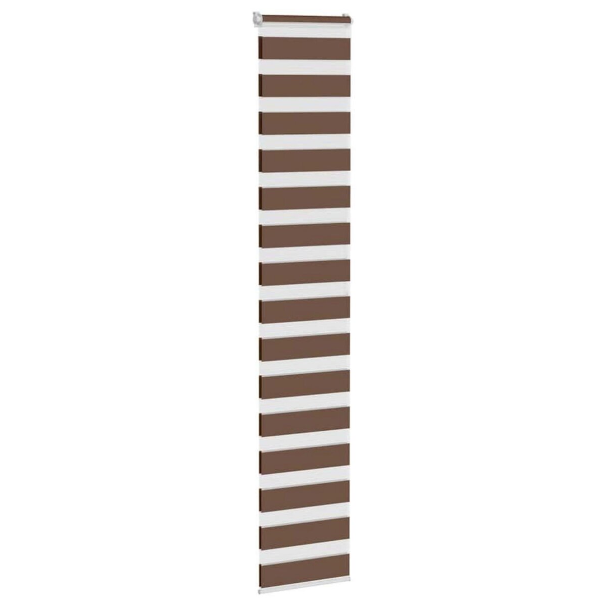 VIDAXL Store zebre marron 40x200 cm largeur du tissu 35,9 cm polyester