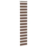 VIDAXL Store zebre marron 40x200 cm largeur du tissu 35,9 cm polyester