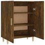 Voir la diapositive 5 : VIDAXL Buffet Chene fume 70x34x90 cm Bois d'ingenierie