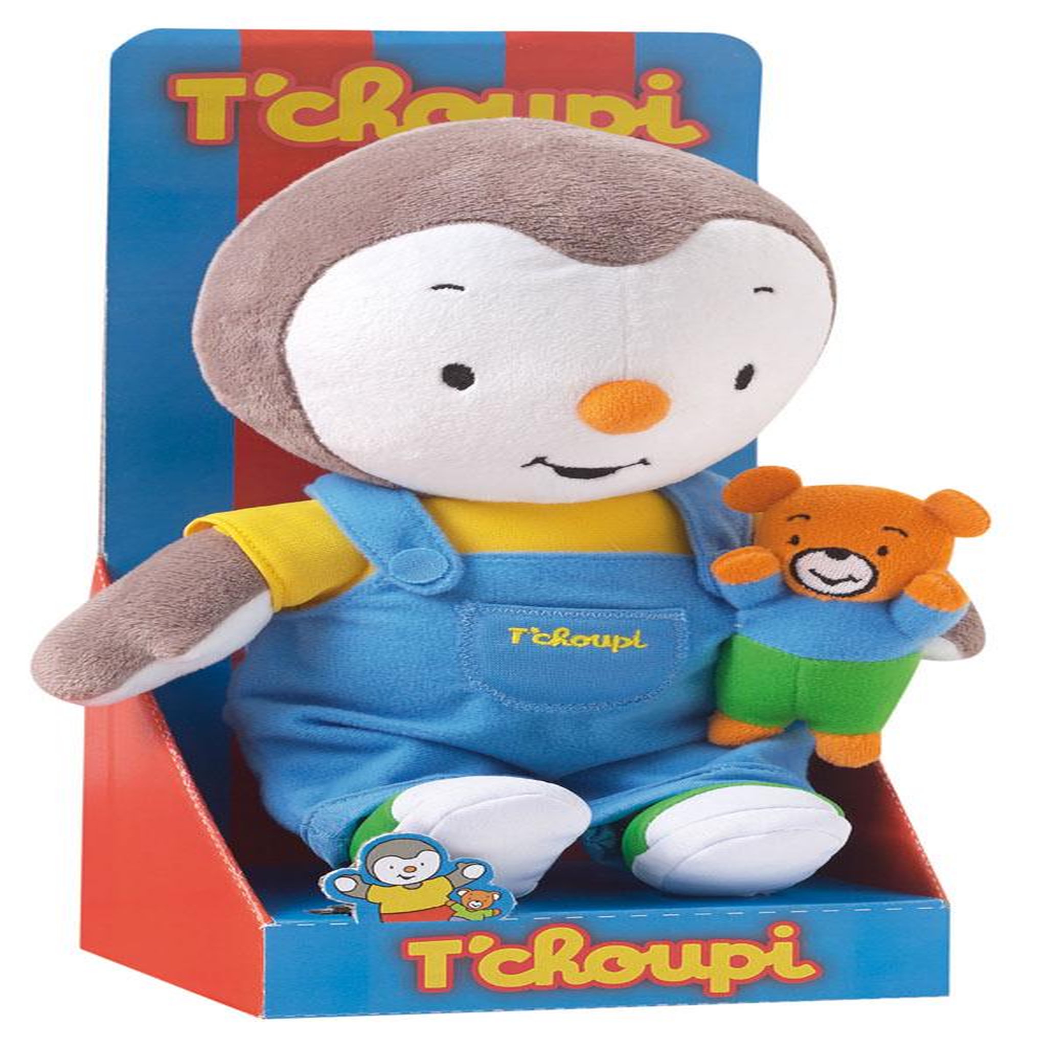 JEMINI Peluche Tchoupi avec ourson