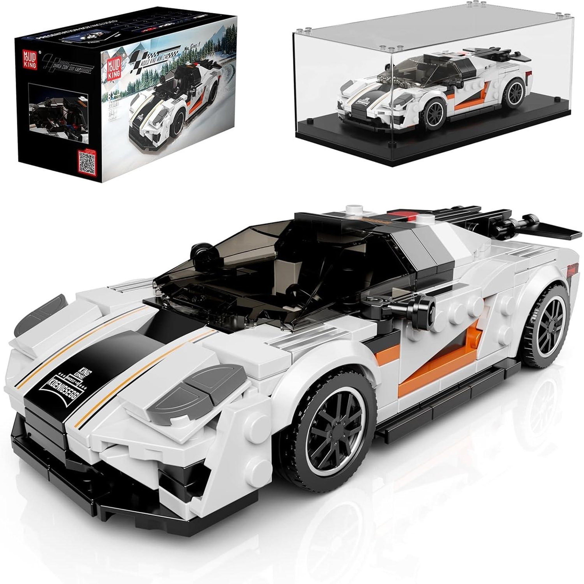 MOULD KING Véhicule de sport ONE1 avec vitrine