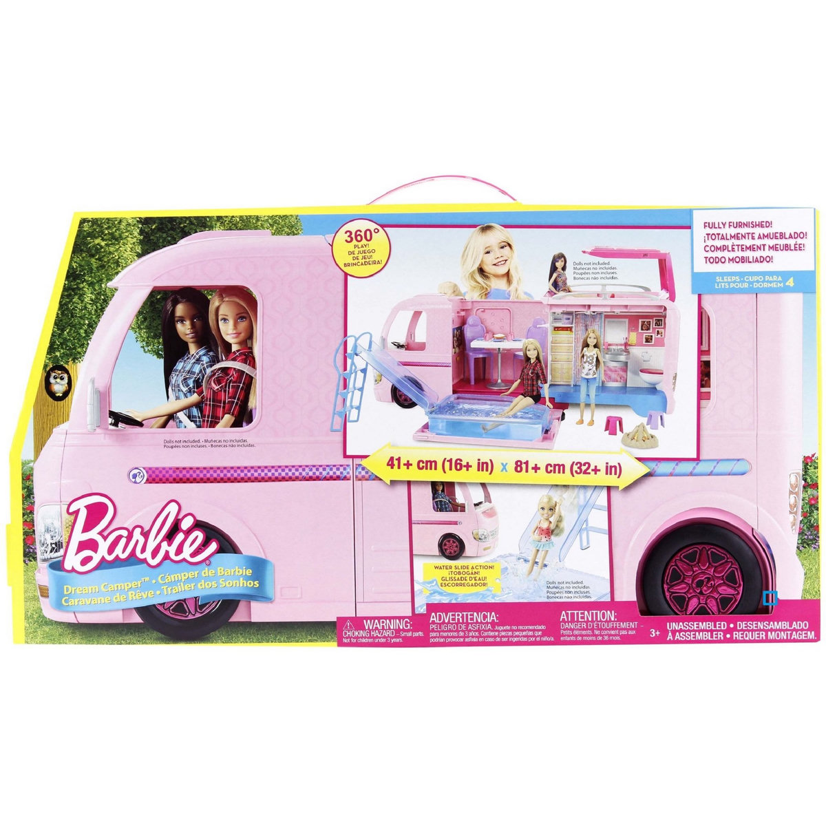 BARBIE Le camping car transformable de Barbie