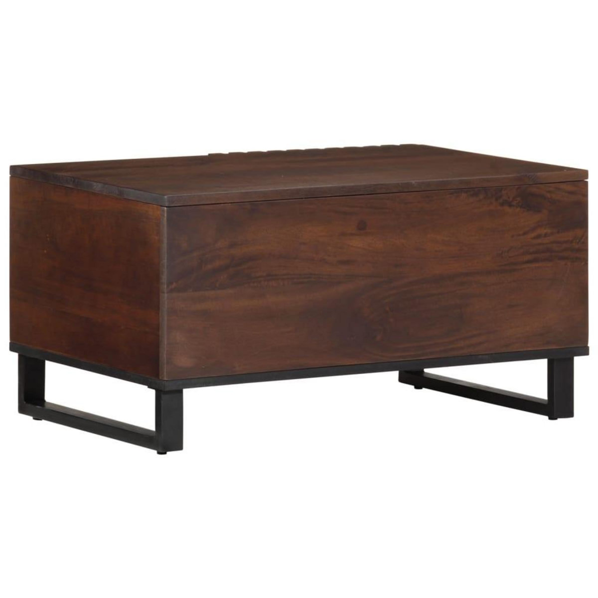 VIDAXL Table basse marron 80x51x40 cm bois de massif manguier