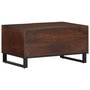 Voir la diapositive 4 : VIDAXL Table basse marron 80x51x40 cm bois de massif manguier