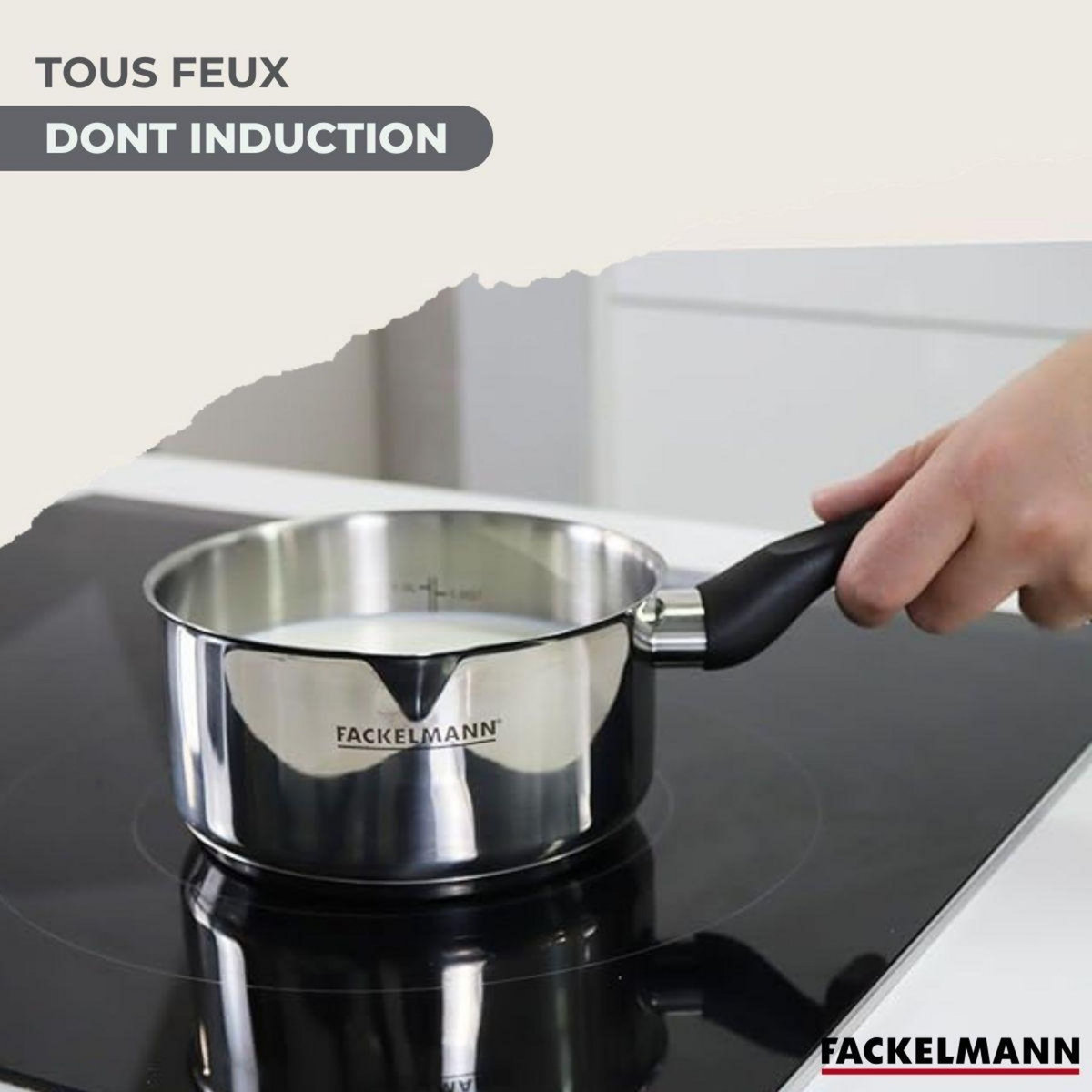 Fackelmann Casserole en inox 20 cm Fackelmann Geneva