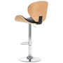 Voir la diapositive 3 : VIDAXL Tabouret de bar Noir Similicuir