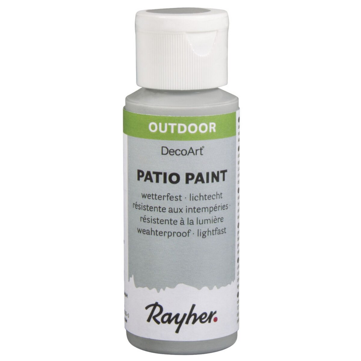 Rayher Patio Paint, gris clair, flacon 59 ml pas cher Auchan.fr