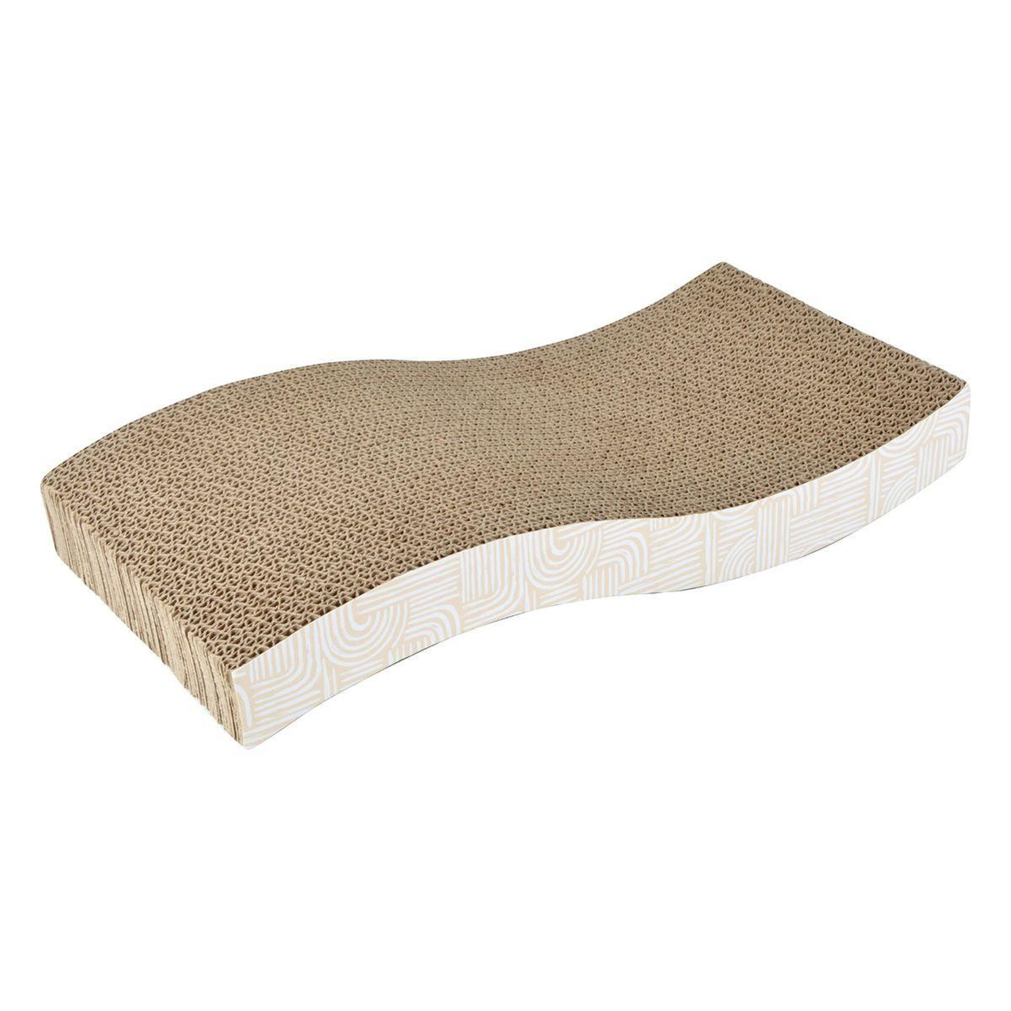 LOVE STORY Griffoir pour chat  vague  43cm naturel