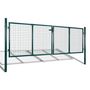 Voir la diapositive 2 : VIDAXL Portail de cloture en grillage galvanisee 289x75cm / 306x125 cm