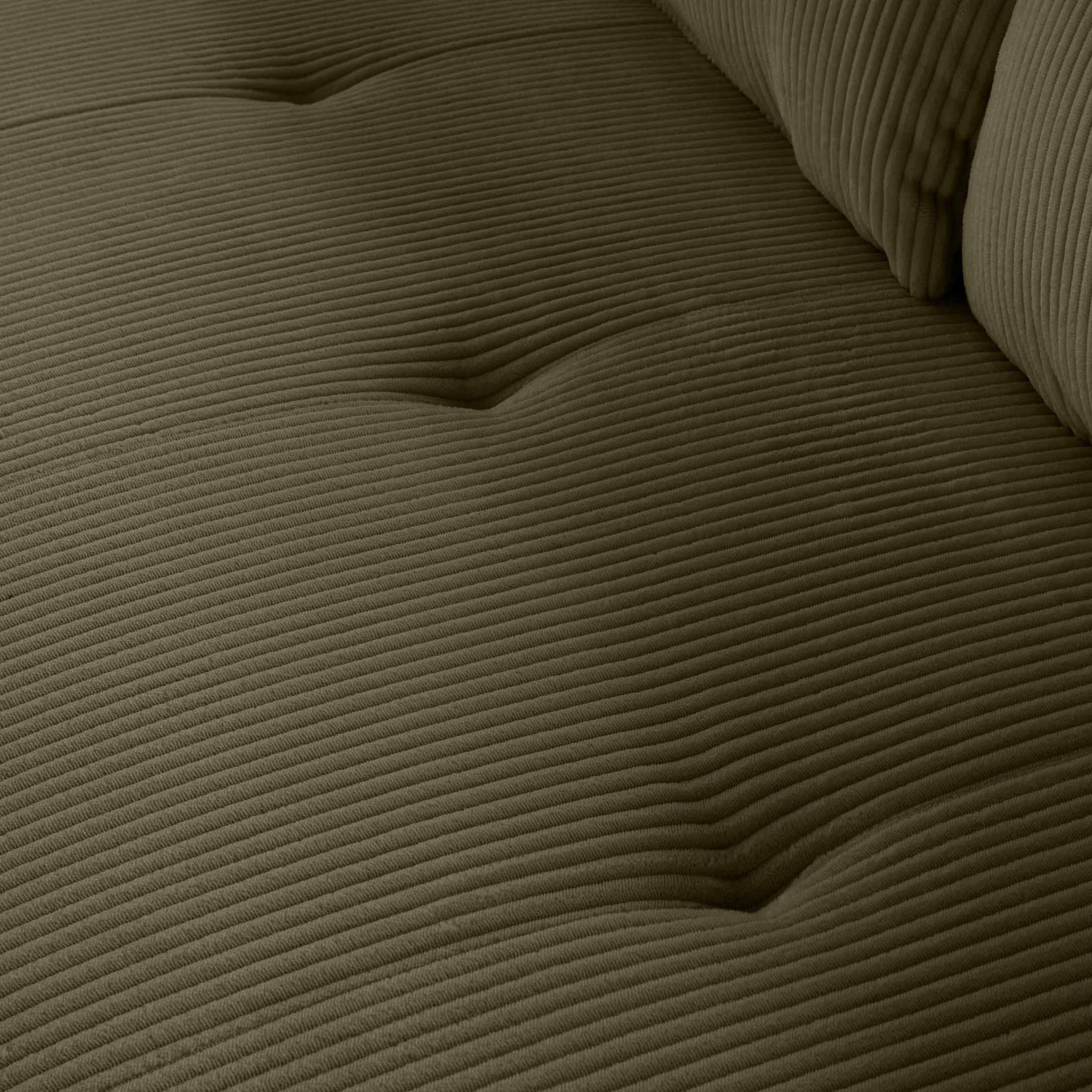 Voir la diapositive 5 : LISA DESIGN Onyx - canapé droit 2 places - en velours côtelé