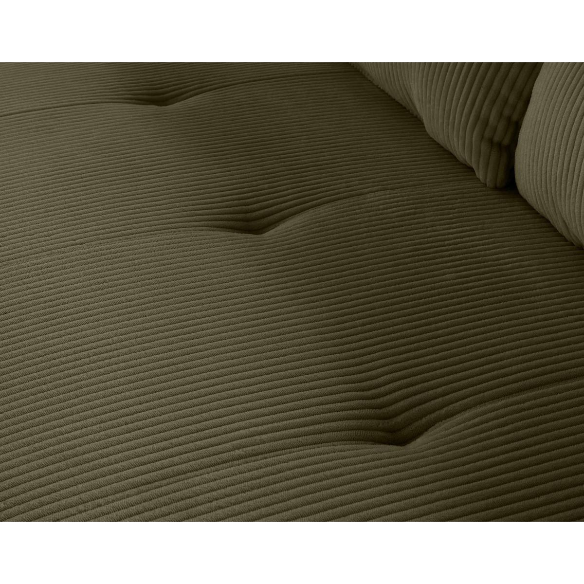 LISA DESIGN Onyx - canapé droit 2 places - en velours côtelé