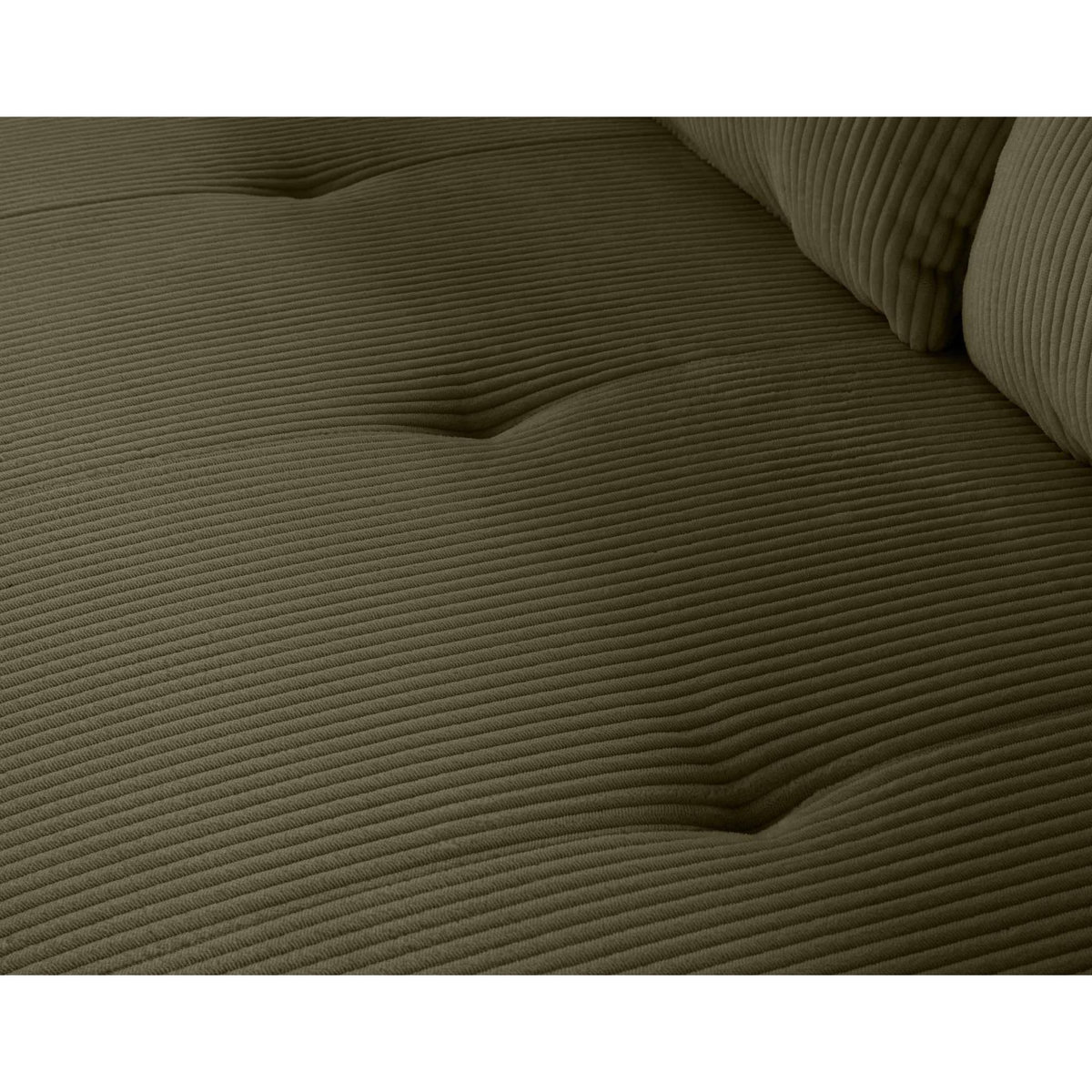 LISA DESIGN Onyx - canapé droit 2 places - en velours côtelé