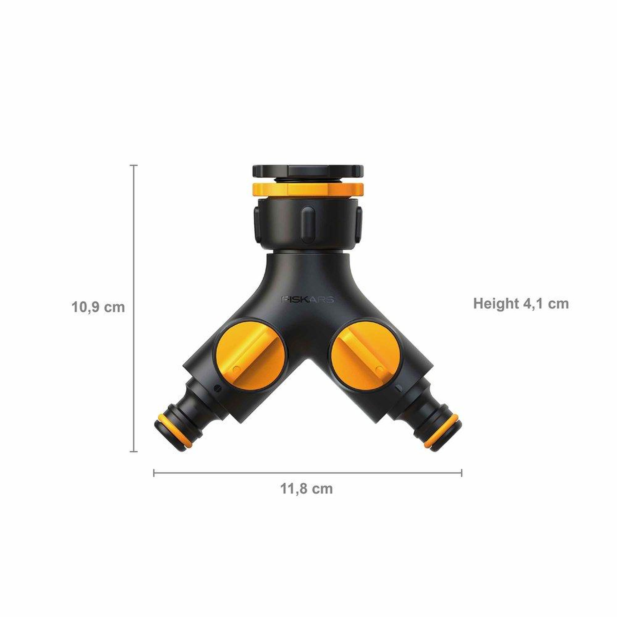Fiskars Nez de robinet 2 sorties on/off
