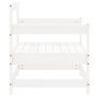 Voir la diapositive 5 : VIDAXL Chaises de jardin lot de 2 blanc bois massif de pin