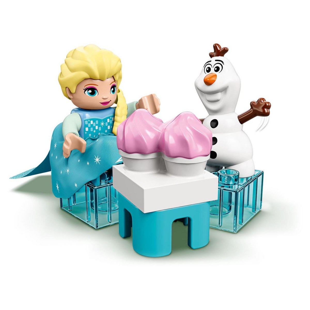 LEGO DUPLO Disney La Reine des neiges 10920 Le Goûter d&rsquo;Elsa Et Olaf, Jouet à Construire
