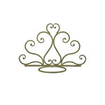 ESSCHERT DESIGN Porte-pot en métal vieilli vert - 31,8 x 14,5 x 21,9 cm - Esschert Design