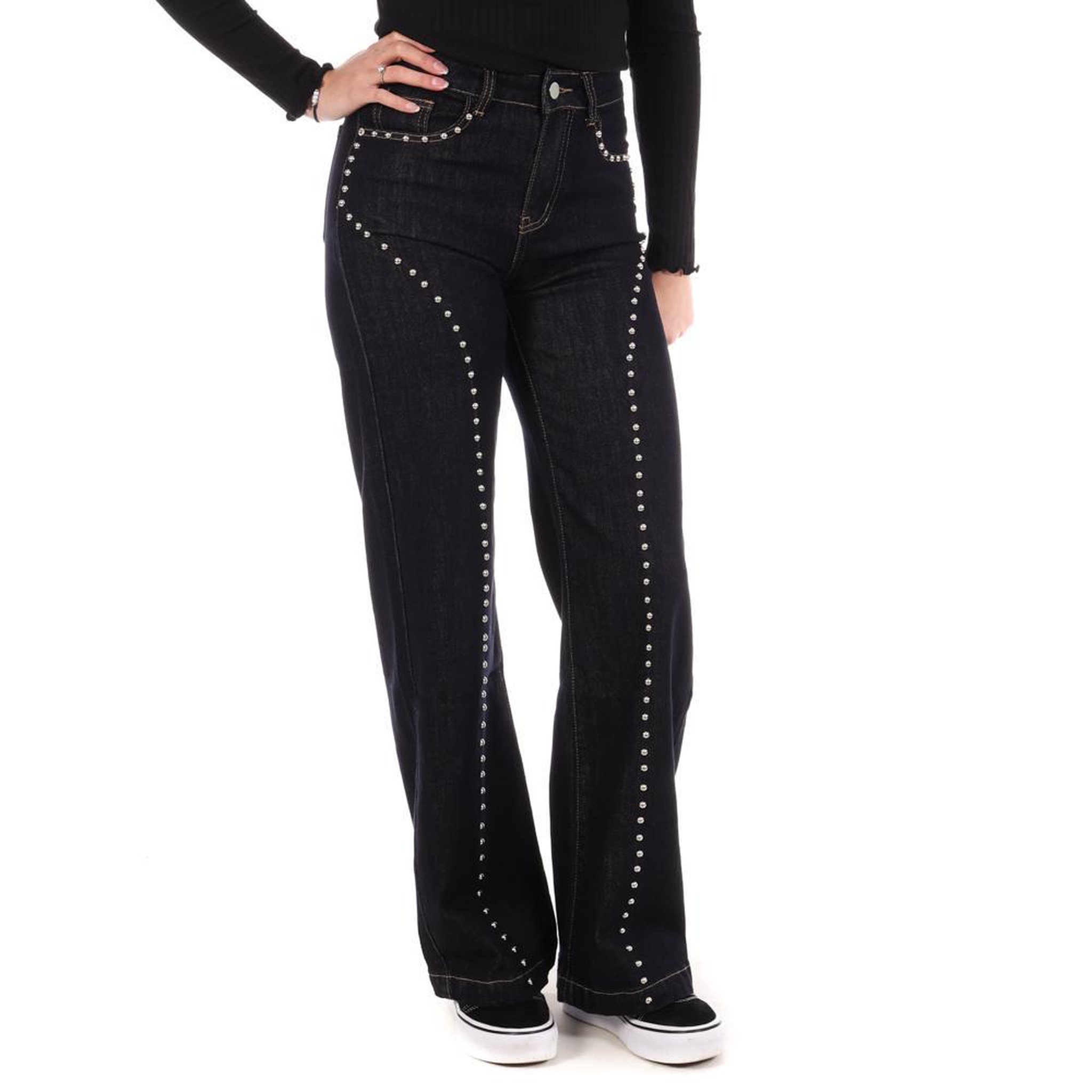 Voir la diapositive 1 : MONDAY PREMIUM Jean Loose Bleu Brut Femme Monday Premium 1807