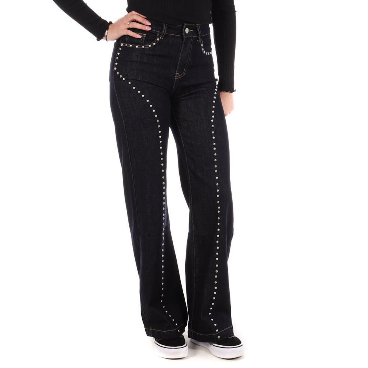 MONDAY PREMIUM Jean Loose Bleu Brut Femme Monday Premium 1807