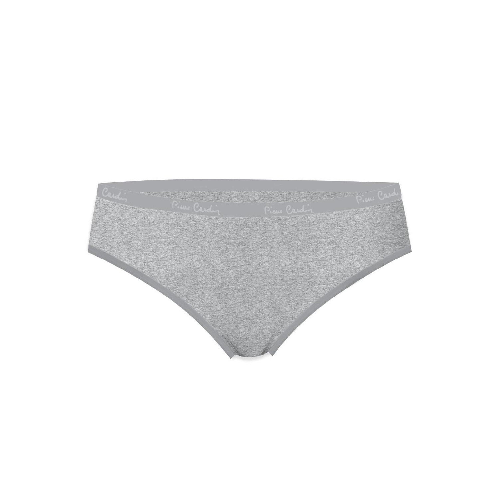 Voir la diapositive 5 : PIERRE CARDIN Lot de 5 slips femme  en coton uni ceinture fine 2cm class