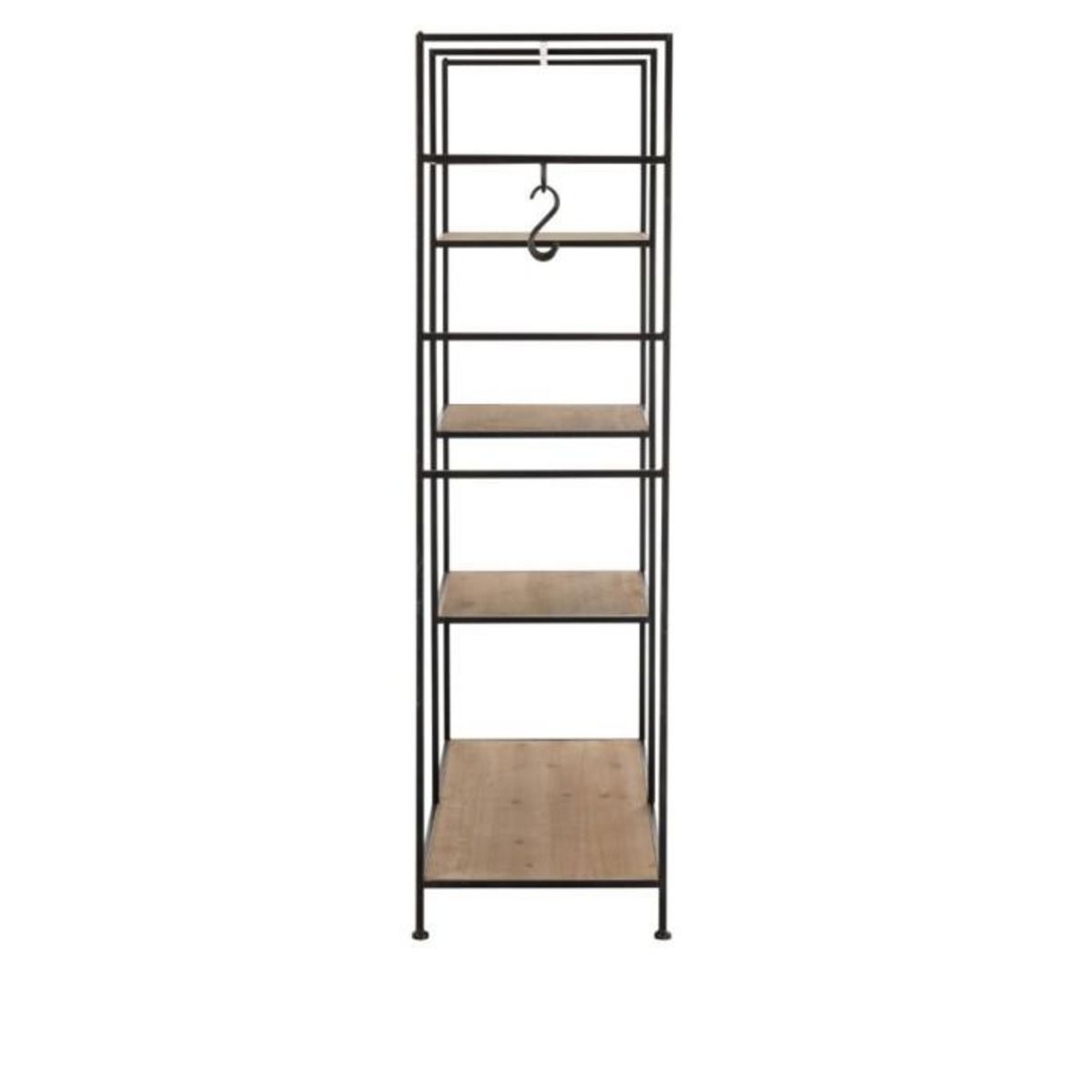 Paris Prix Étagère & Penderie en Métal  Rack  180cm Noir