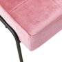 VIDAXL Chaise de relaxation 65x79x87 cm Rose Velours