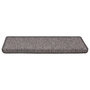 Voir la diapositive 4 : VIDAXL Tapis d'escalier autocollants 15 pcs 65x21x4 cm Gris et beige