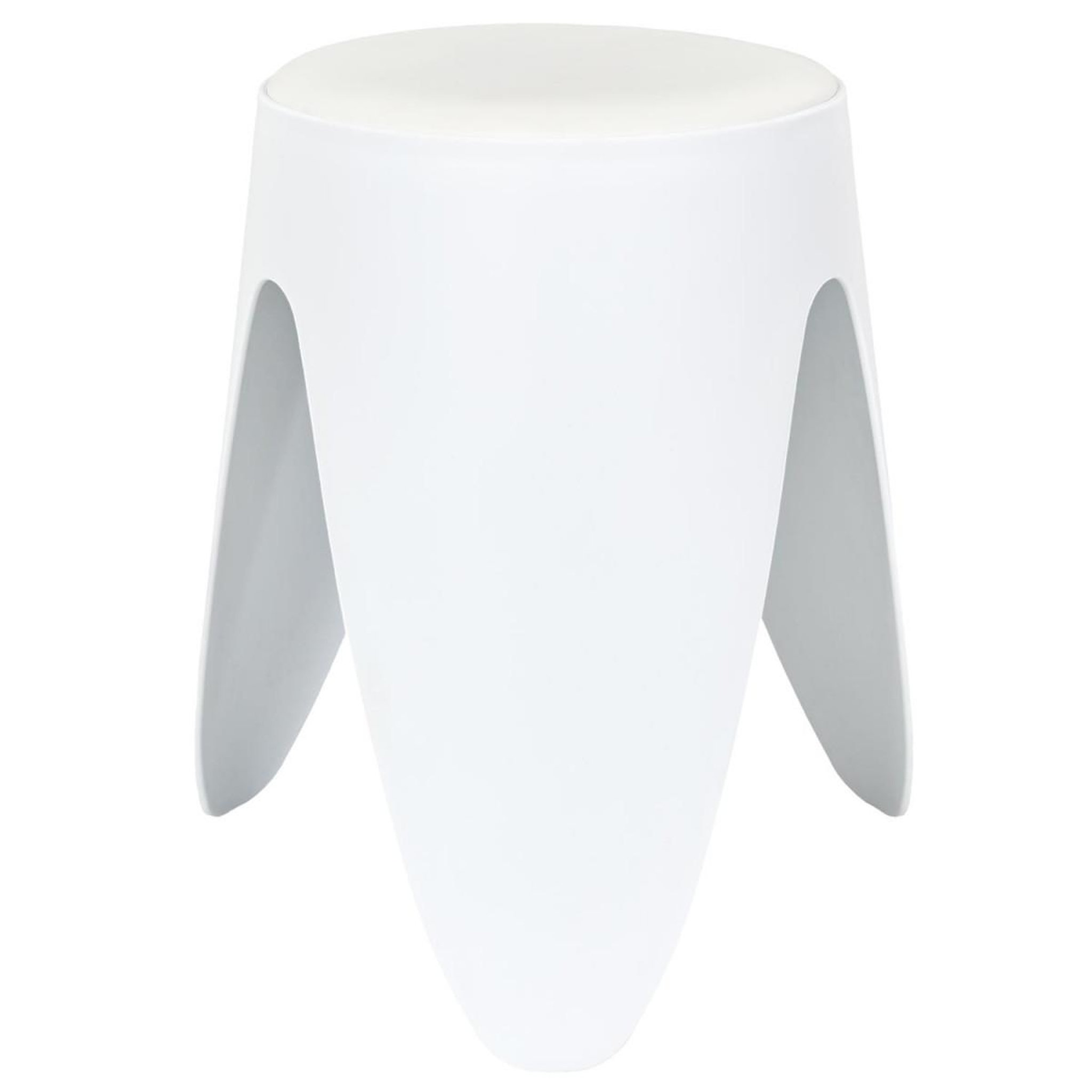 Voir la diapositive 2 : The Home Deco Factory Lot de 6 tabourets empilables  eve  46cm blanc