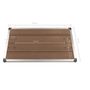 Voir la diapositive 6 : VIDAXL Receveur de douche exterieur WPC Inox 110x62 cm Marron