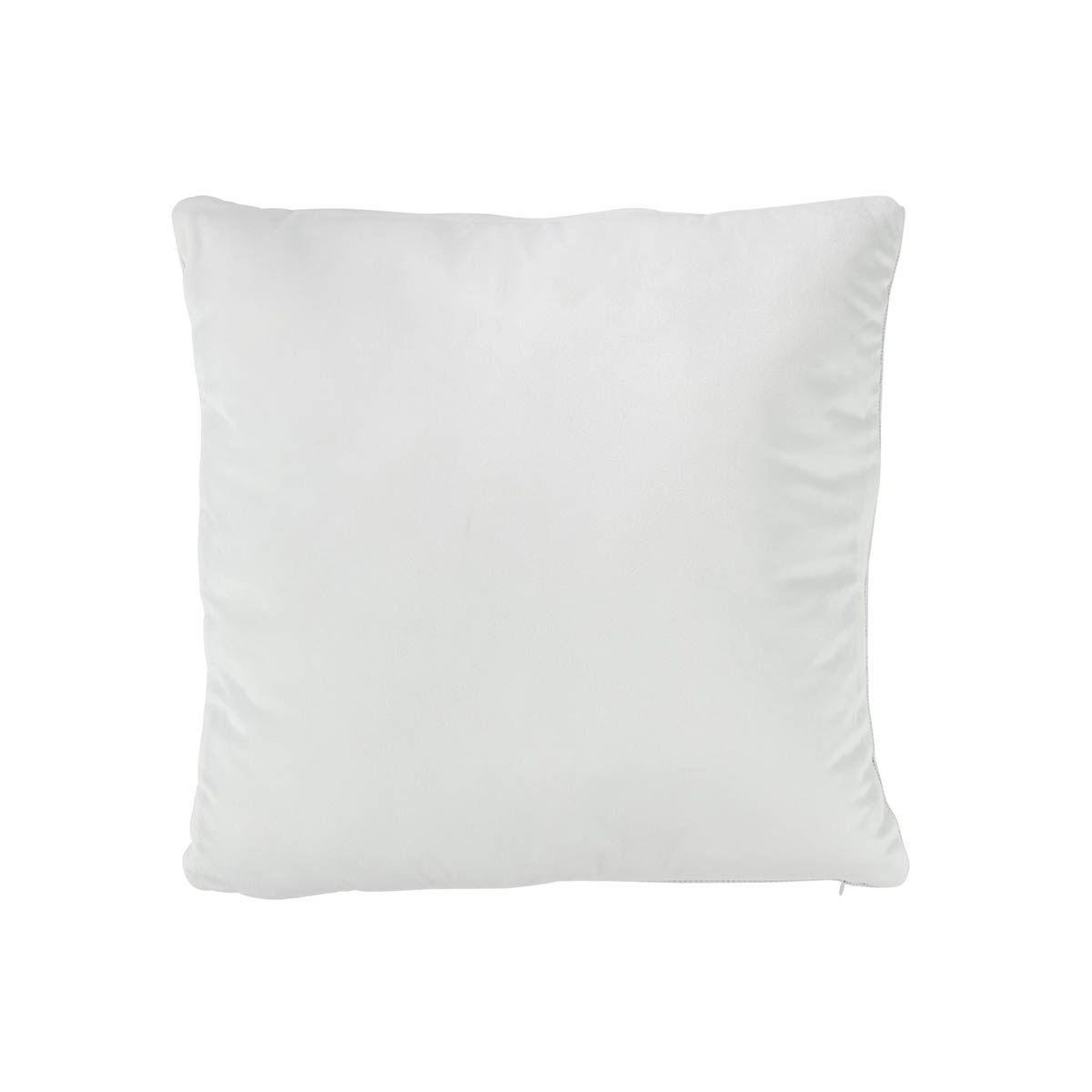 Voir la diapositive 2 : J-LINE Coussin déco  flocon  45x45cm blanc & noir