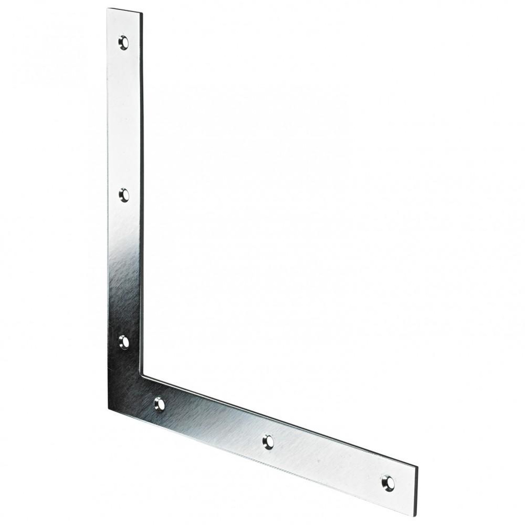 CENTRALE BRICO 1 équerre d'assemblage plate acier zingué HETTICH, l.190 mm