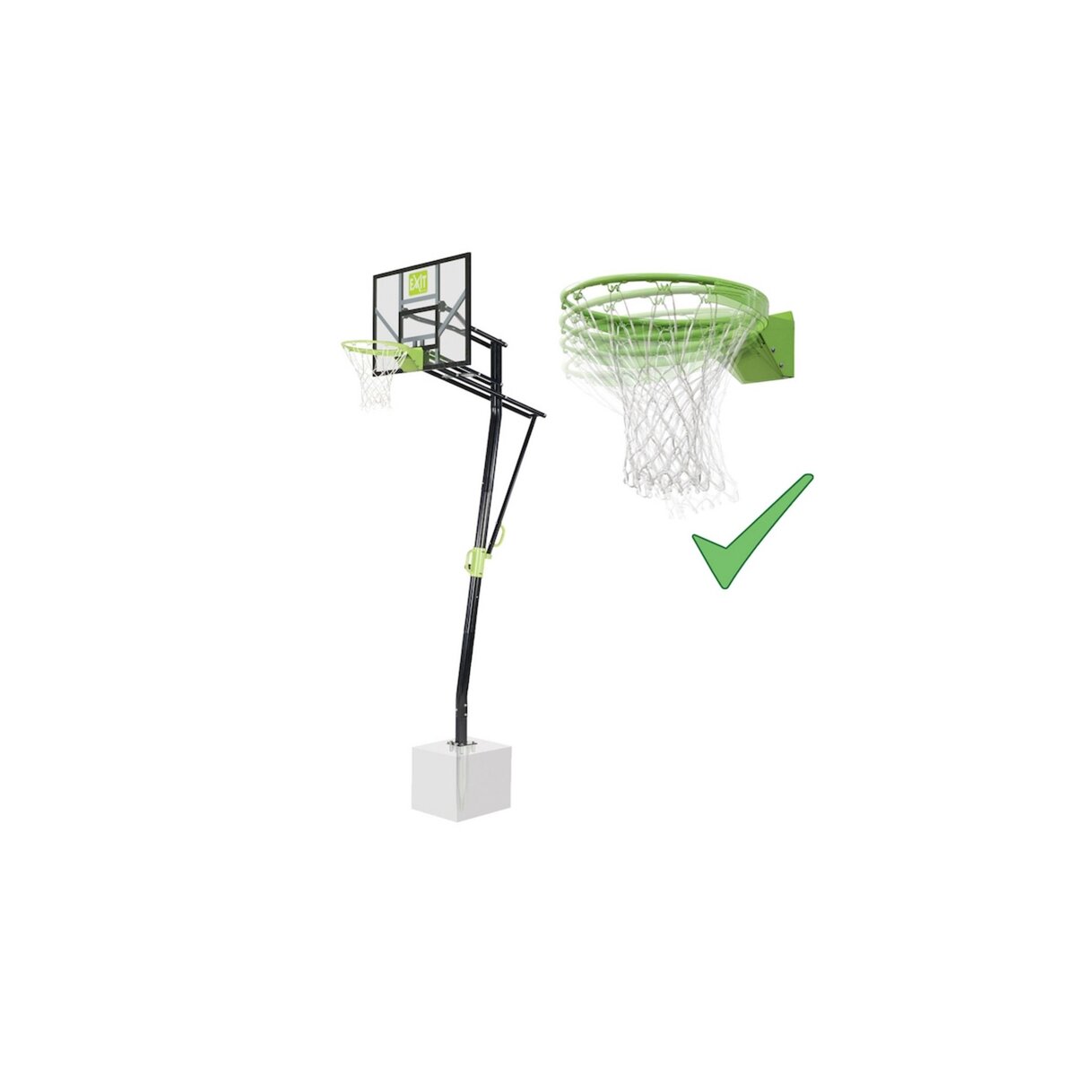 Exit Panier de Basket Inground  Galaxy avec anneau de dunk