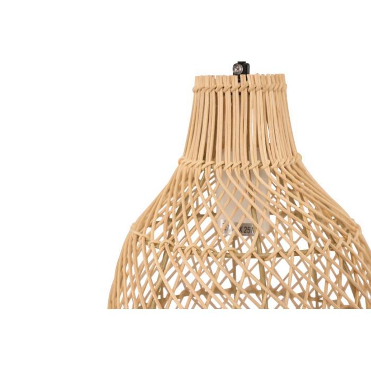 Paris Prix Lampe Suspension Déco en Rotin  Varekil  25cm Naturel