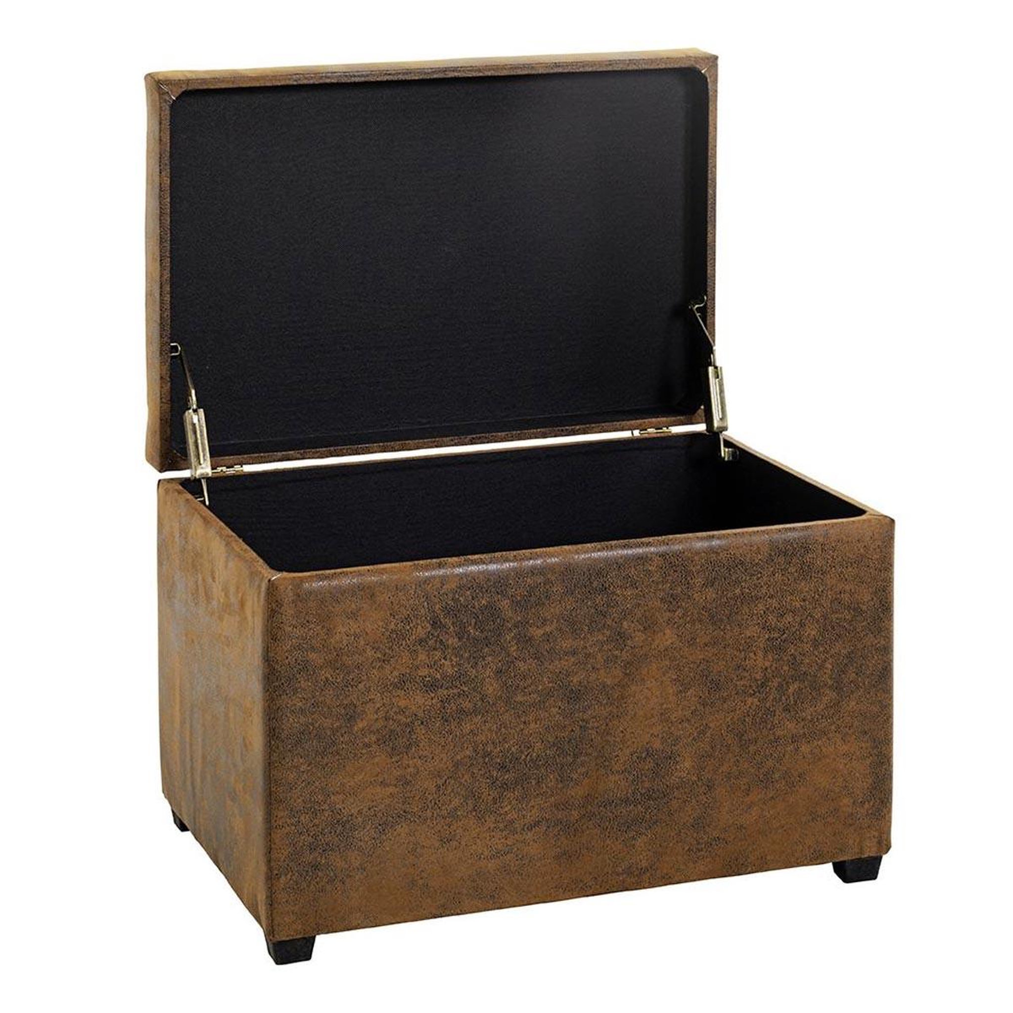 Voir la diapositive 2 : Paris Prix Banc coffre de rangement  timmy  58cm marron