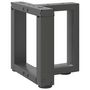 Voir la diapositive 3 : VIDAXL Pieds de table basse forme de T 2pcs anthracite 30x25x(30-31)cm