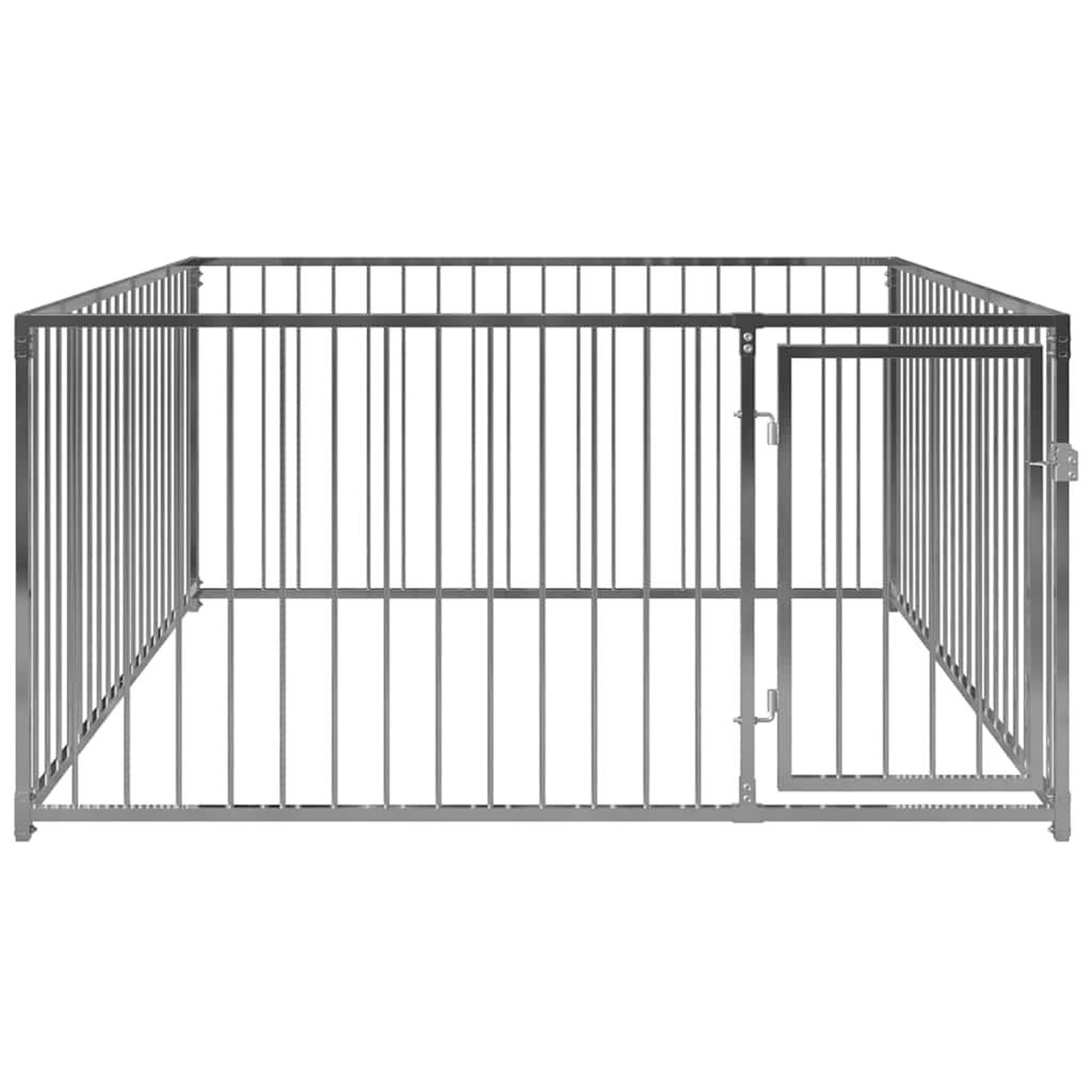 Voir la diapositive 3 : VIDAXL Chenil d'exterieur pour chiens 200 x 200 x 100 cm