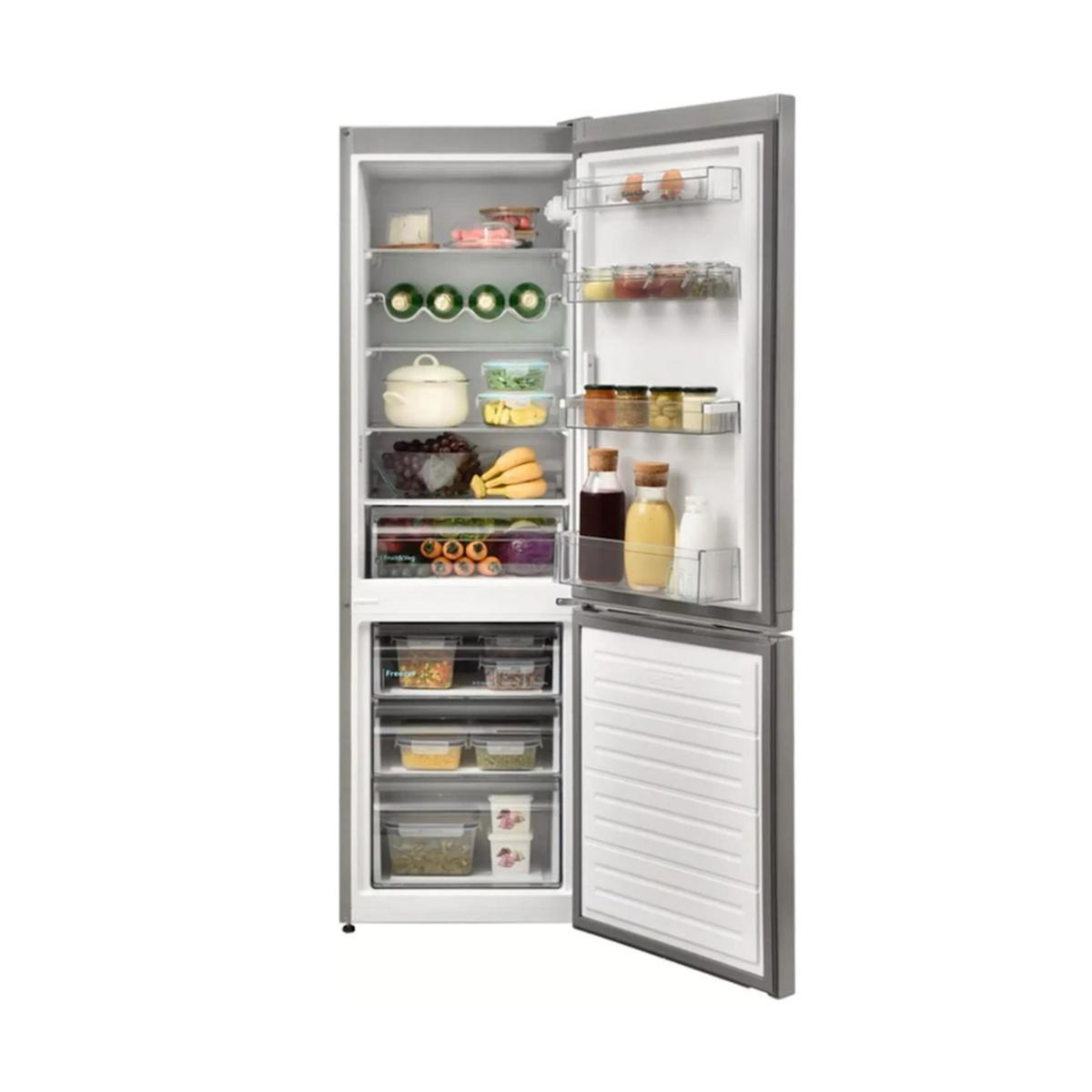 Sharp Réfrigérateur combiné 54cm 268l inox - SJFBB04DTXLD