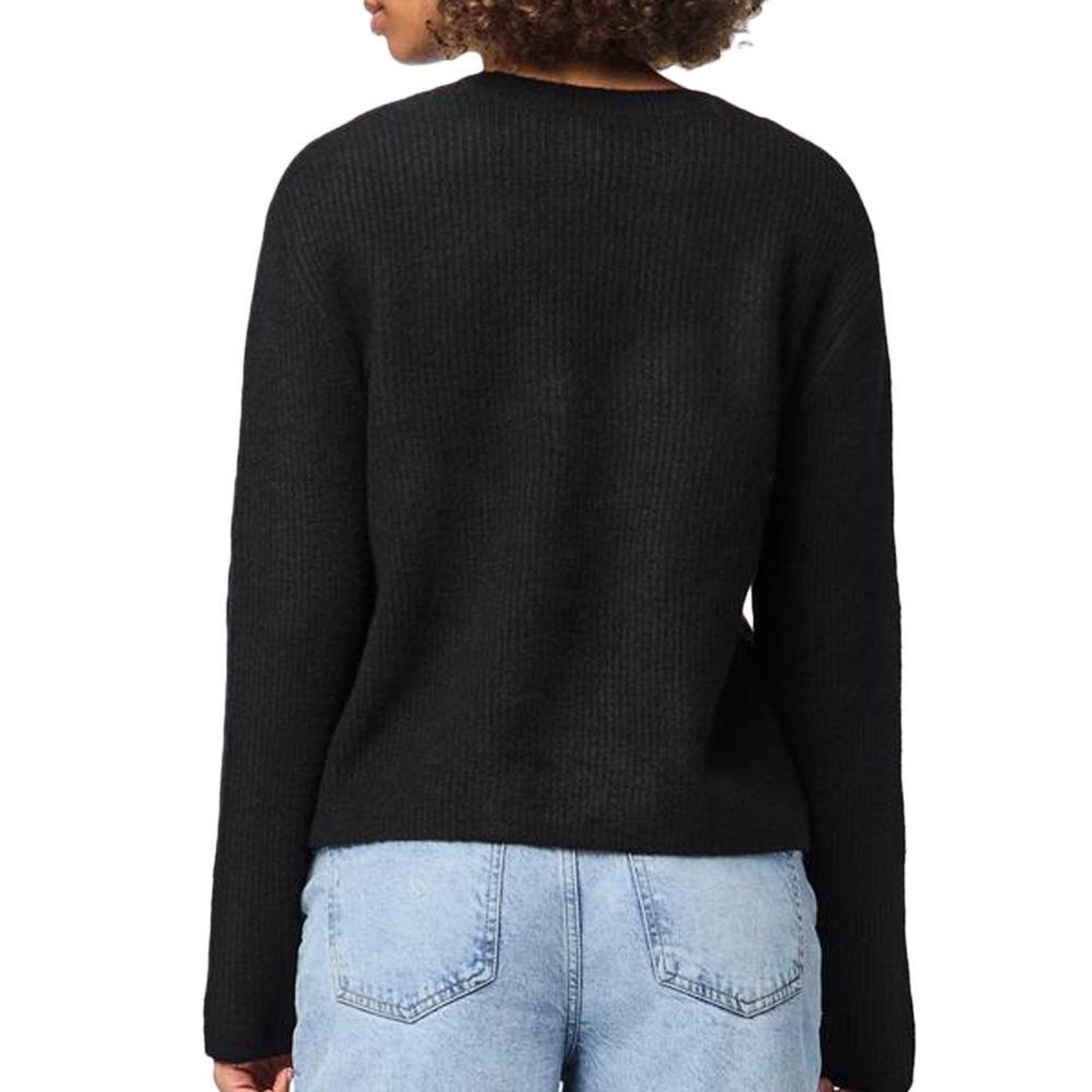 Voir la diapositive 2 : Pieces Pull Noir Femme Pieces Silly