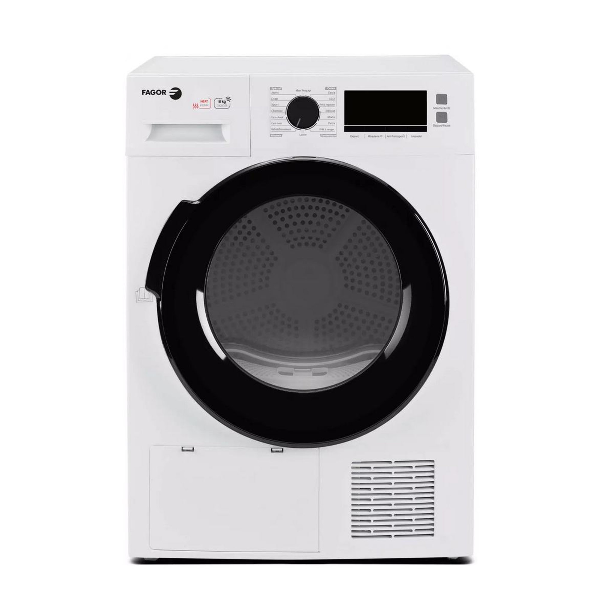 Fagor Sèche-linge pompe à chaleur 60cm 8kg blanc - fslp08a2_1