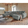 Voir la diapositive 3 : BEST MOBILIER Lena - canapé d'angle panoramique convertible - avec coffre - 7 places - gauche