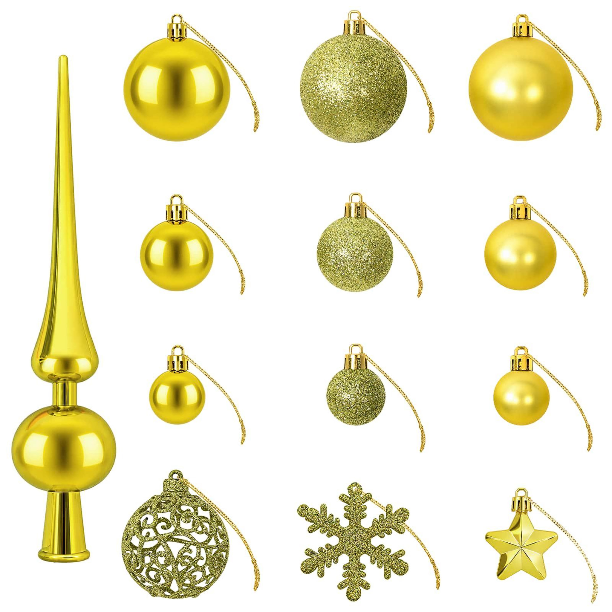 Voir la diapositive 5 : VIDAXL Ensemble de boules de Noël 111 pc Vert clair Diam. 6 cm