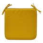 Voir la diapositive 1 : ATMOSPHERA Galette de Chaise Uni  Lilou  38x38cm Ocre